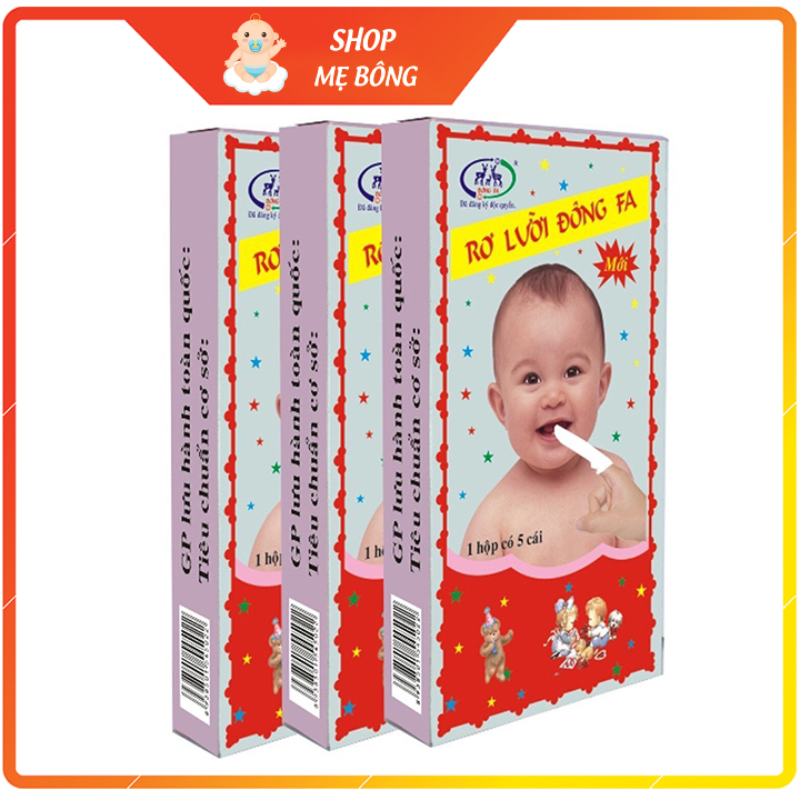 Rơ lưỡi Đông Pha vệ sịnh làm sạch lưỡi, răng miệng cho bé