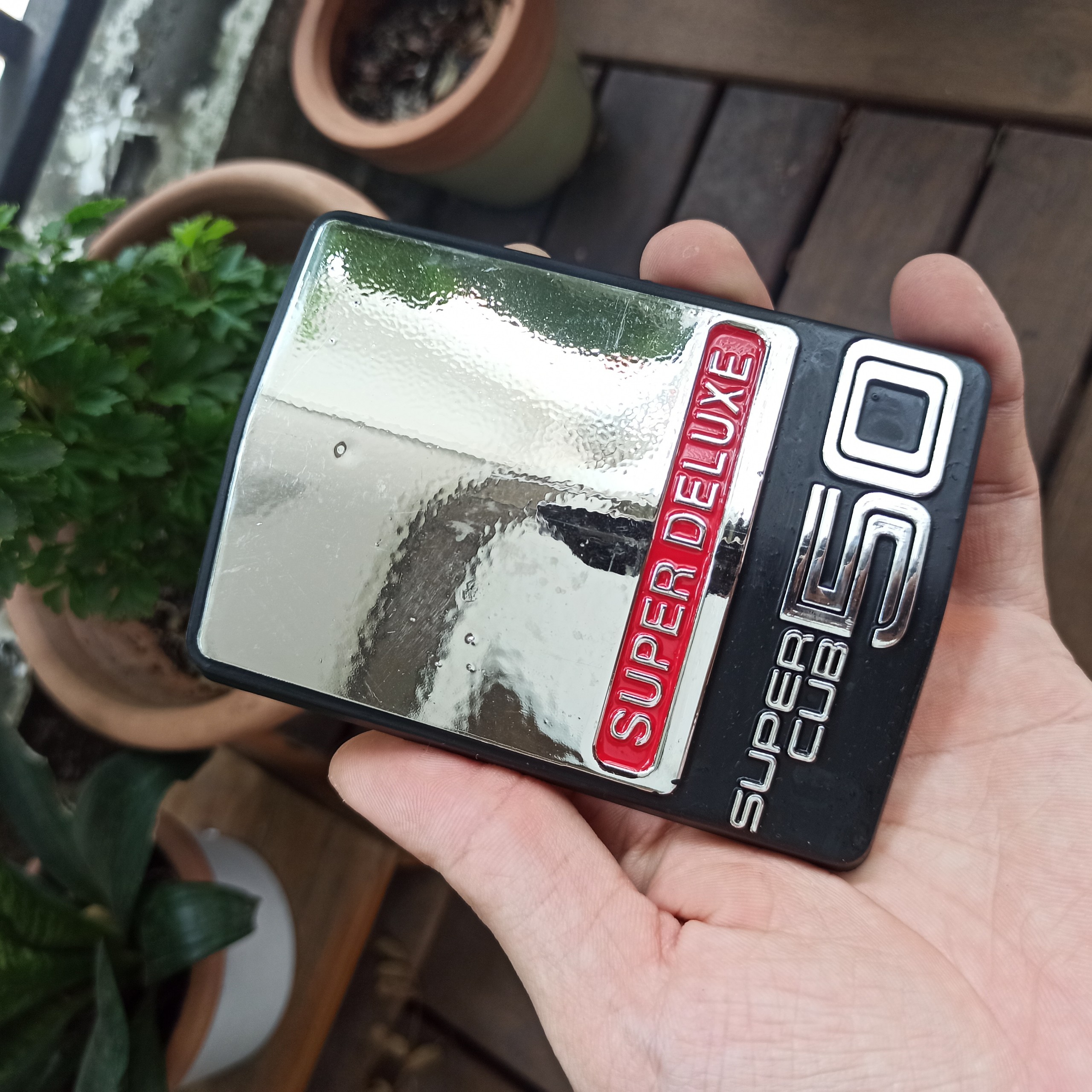 Mặt chữ logo cub 82 , cub đèn vuông 50cc đời đầu