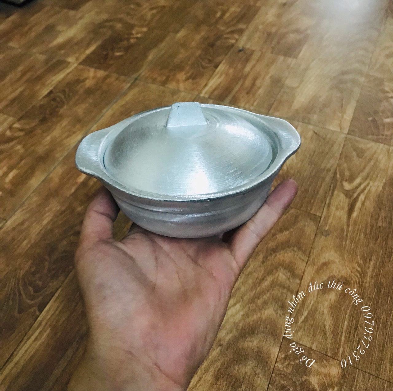 Nồi gang kho quẹt nhí doa nhẵn đk 12.5cm