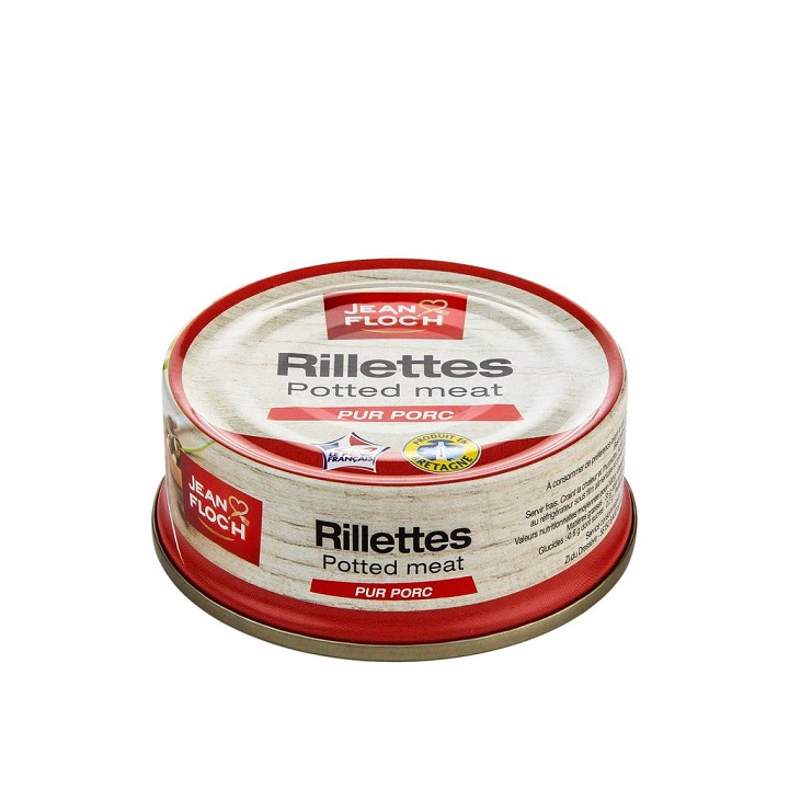 Thịt hộp của Pháp hiệu Jean Floc'H hộp 125g