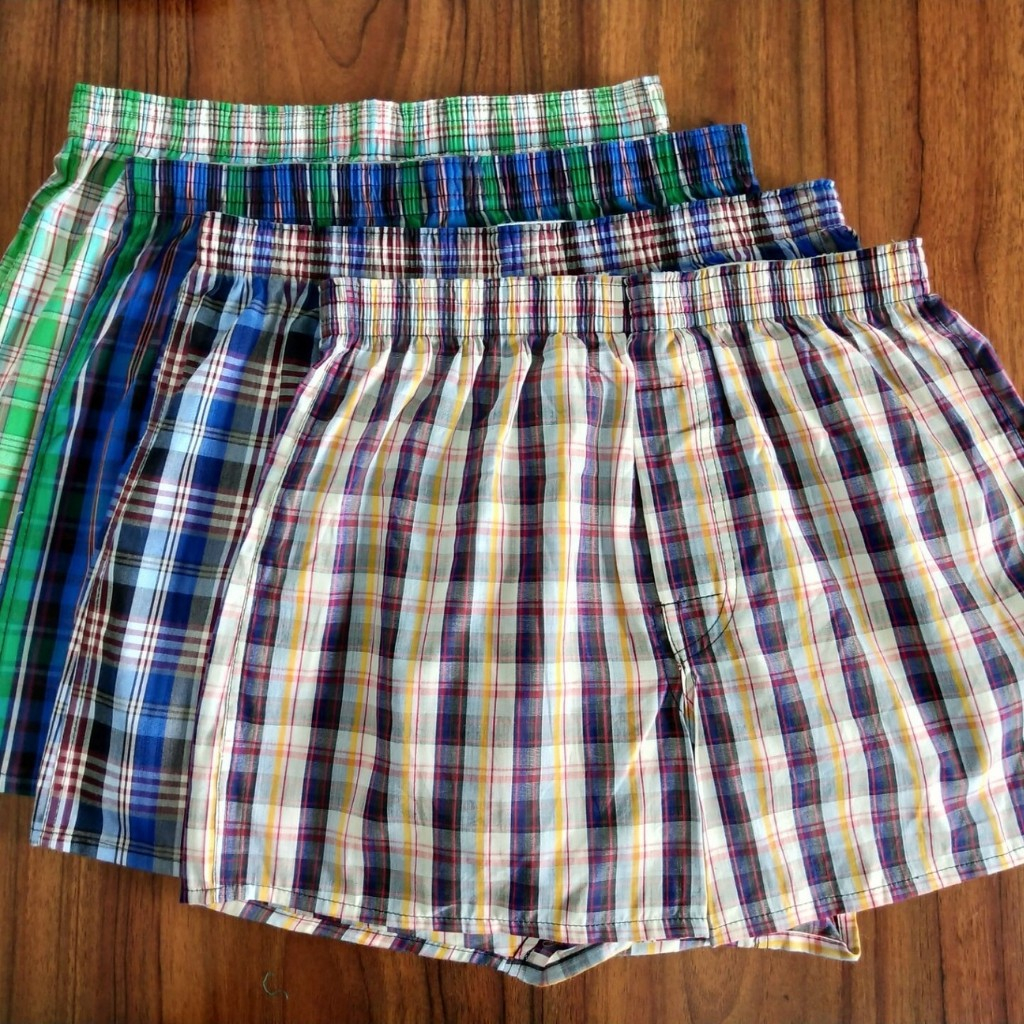 Quần đùi nam vải kaki thô mặc nhà mặc ngủ thoáng mát thoải mái vận động