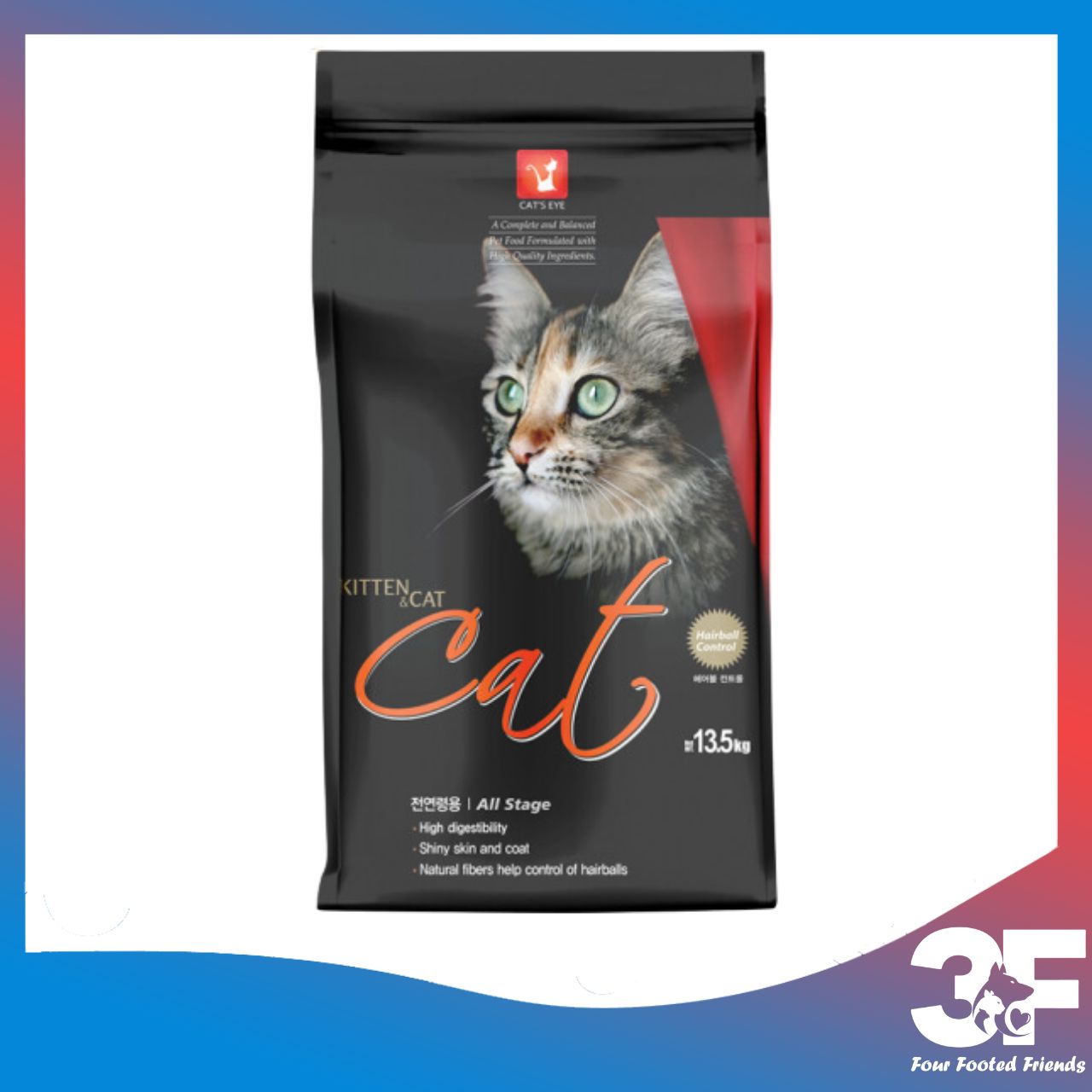 Hoàn Tiền 10% Thức Ăn Hạt Cho Mèo Cat S Eye Kitten&Cat - Bao 13,5Kg