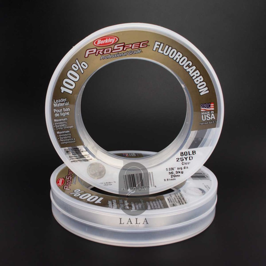 Dây Berkley Prospec Fluoro Leader PSFL 25yd 50lb/ 80lb CLR
