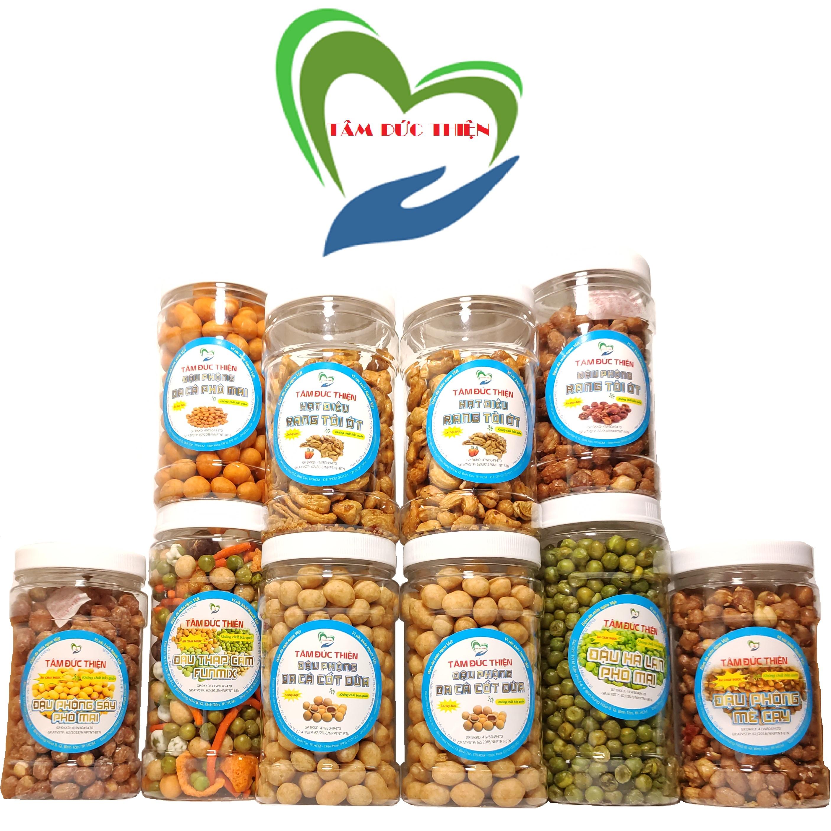 Combo Khách Sỉ: 10 Hộp Đậu Tự Chọn Hỗn Hợp[10 Loại Đậu]Tâm Đức Thiện - Đủ Loại - Đồ Ăn Vặt - Dành Cho Khách Sỉ - Combo Sỉ