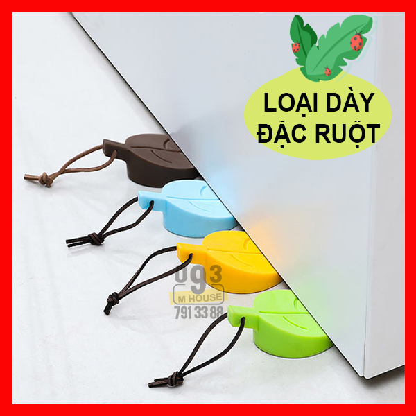 Chiếc Lá Chặn Cửa Thông Minh Hình Lá Chống Va Đập Chống Gió Giảm Ồn