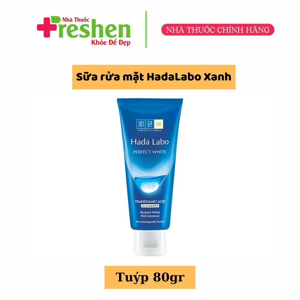 [HCM]Hada Labo Perfect White Arbutin Cleanser – Kem Rửa Mặt Hada Labo Trắng Hoàn Hảo