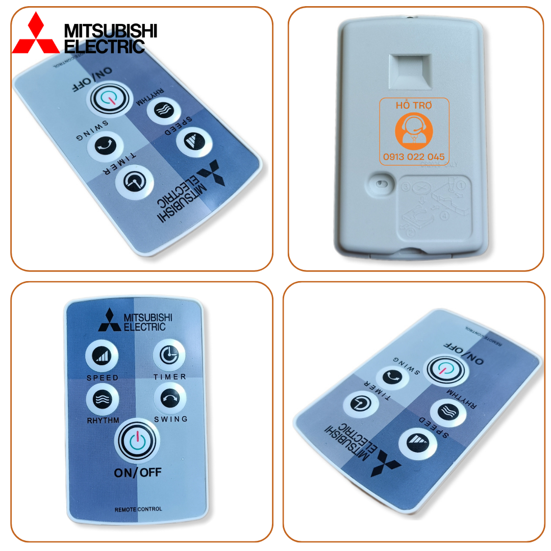 Điều khiển từ xa cho các loại quạt Mitsubishi (Tiêu chuẩn)