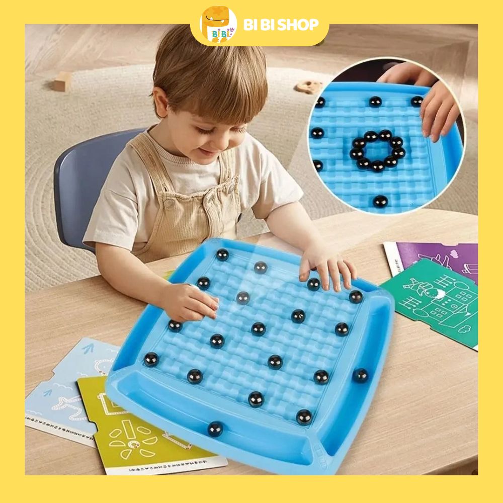 Đồ Chơi Trí Tuệ Bộ Cờ Vua Nam Châm Tăng Cường Kỹ Năng Logic Cho Trẻ