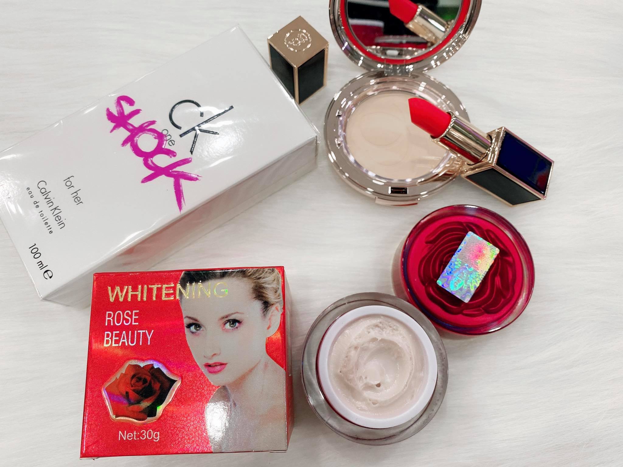 [HCM]Kem trắng da làm mờ vết tàn nhang WHITENING ROSE Mỹ Phẩm Chính Hãng