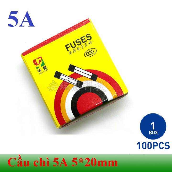 Cầu chì ống thủy tinh 5a cỡ 5*20mm