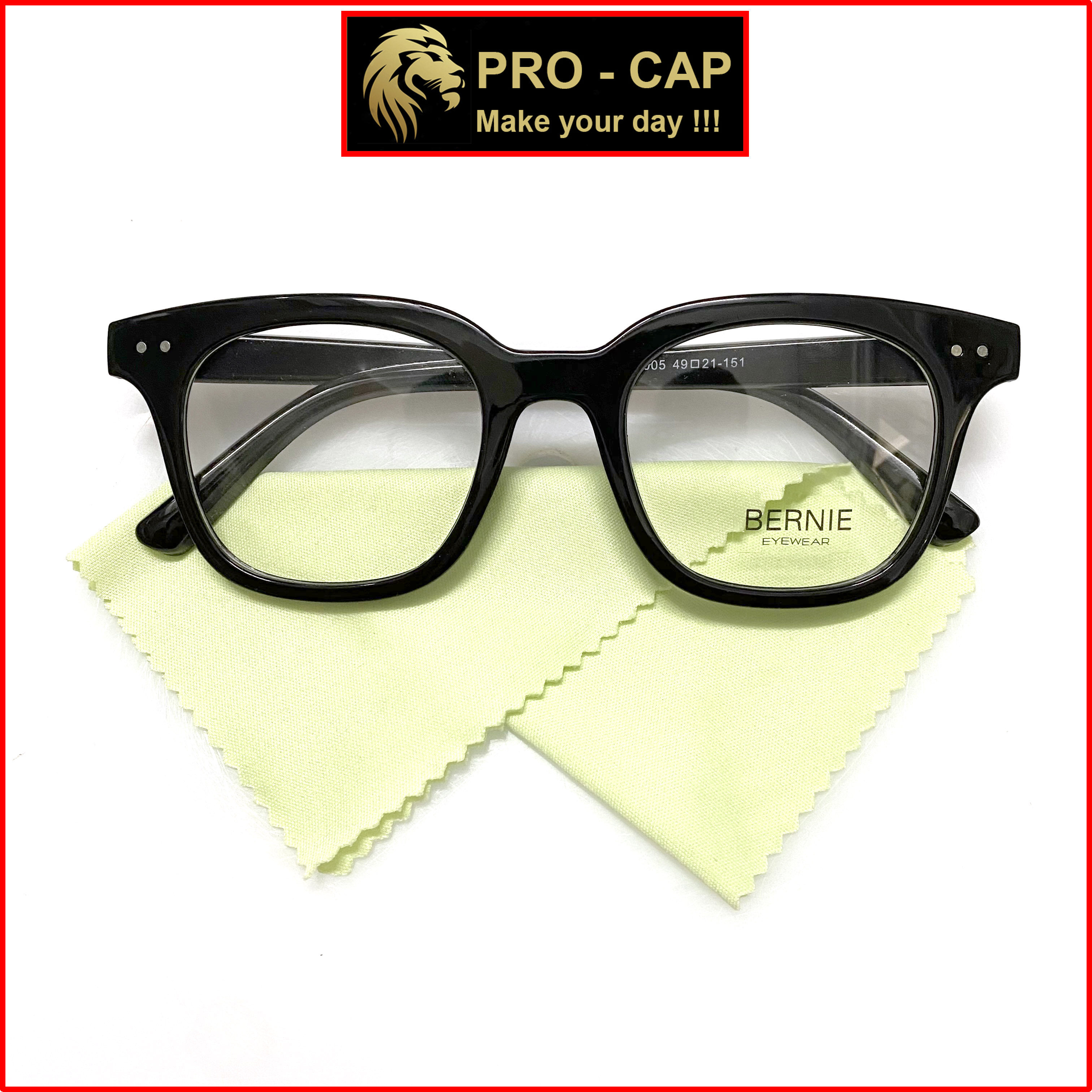 Gọng kính chữ V nữ Hàn quốc- Mắt Kính Tròn, Vuông Lắp Được Tròng Cận