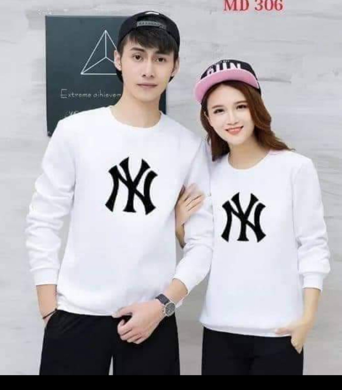 SÉT ÁO ĐÔI NAM NỮ NY SIÊU ĐÁNG YÊU