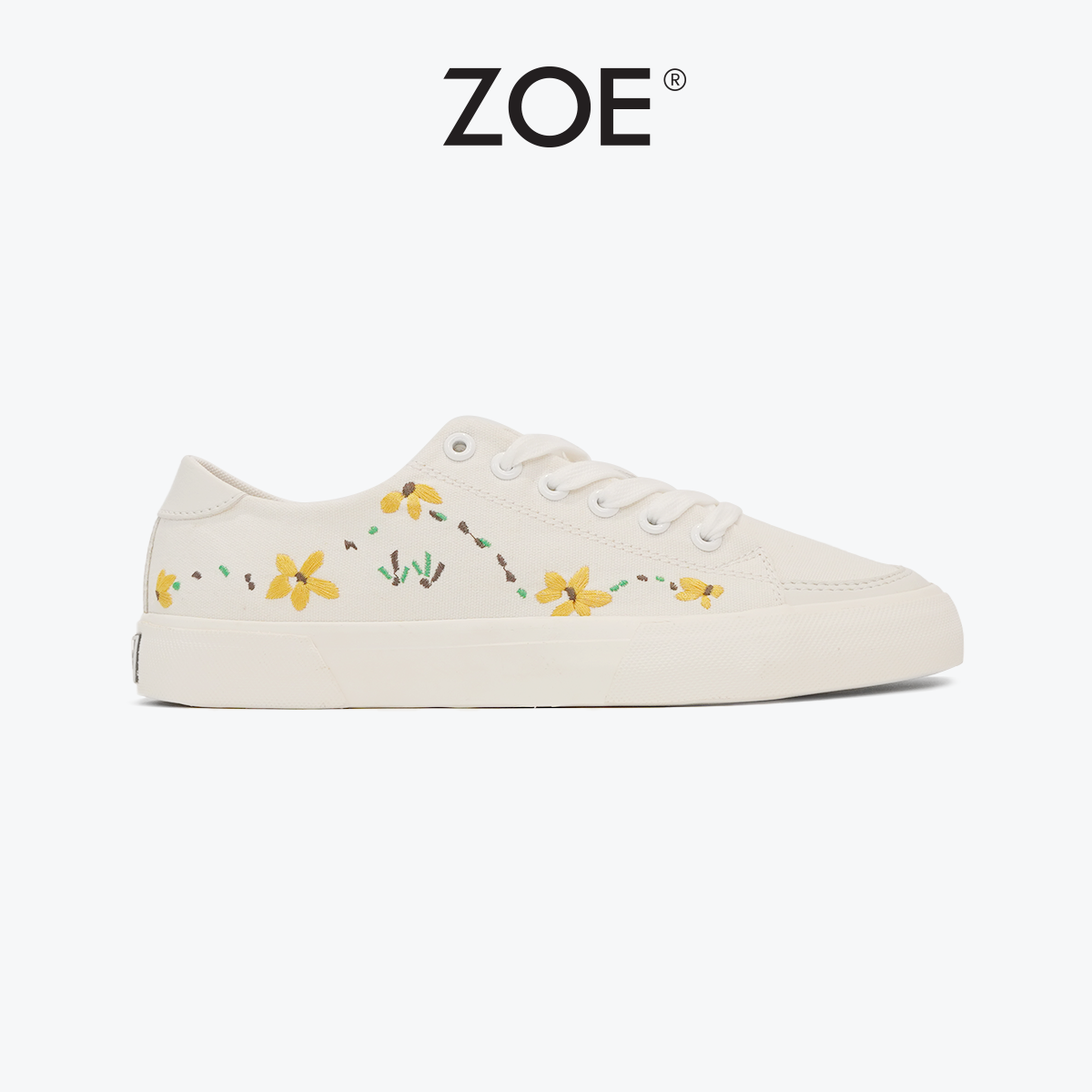 Giày hoa cúc vàng chang'e flower zoe sk002 | zoe official