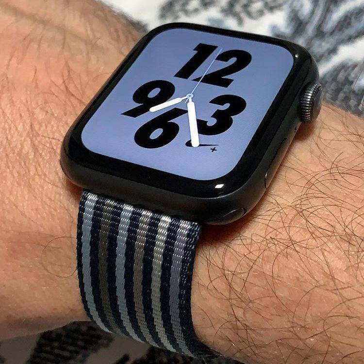 Dây Nylon Woven đồng hồ Apple Watch Black Strike (không kèm mặt đồng hồ)