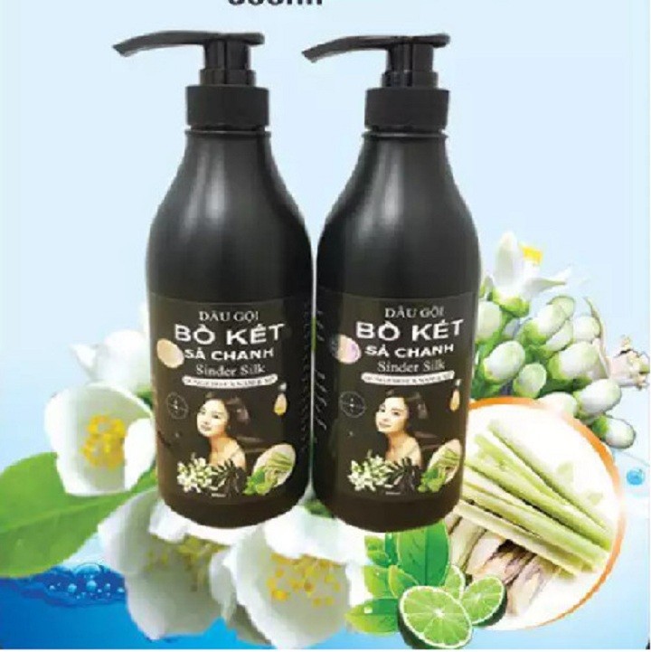 Dầu Gội Thảo Mộc Bồ Kết Sả Chanh Cô Đặc Sạch Gàu, Nấm, Ngứa, Ngăn Rụng Tóc.