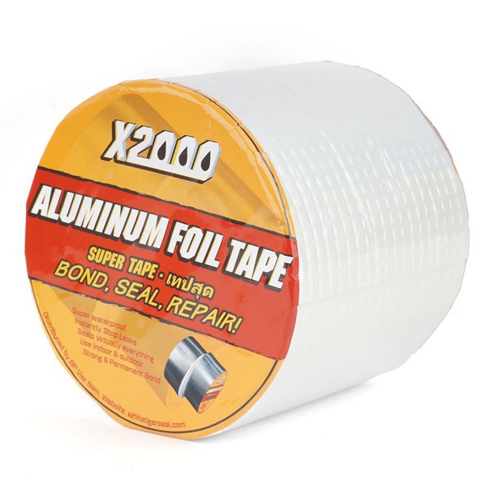 [Dài 5met ] Băng keo chống thấm x2000 Nhật Bản chắc chắn, Siêu Sale, chống thấm dột, dán tường, dán mái tôn kích thước 5cmx5và 10cm,20cm