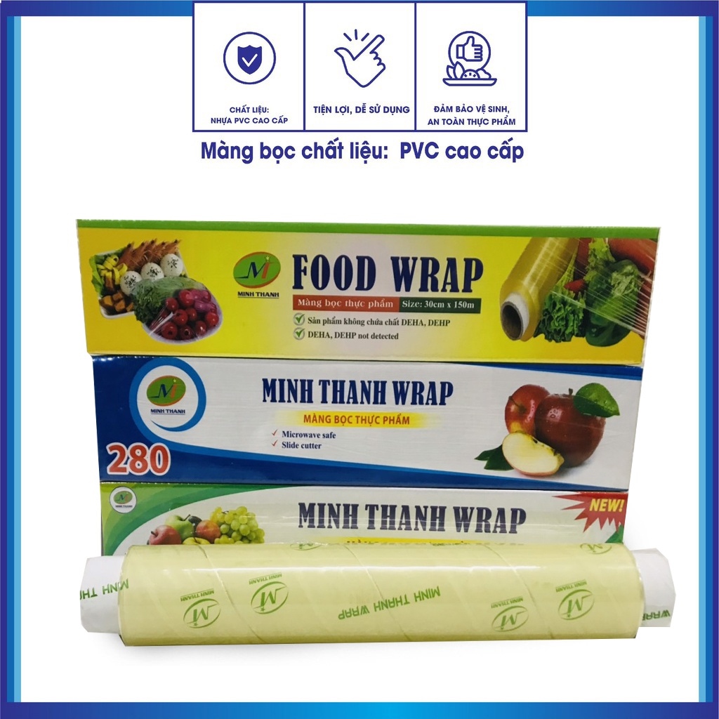 ◎ Màng bọc thực phẩm PVC Minh Thành