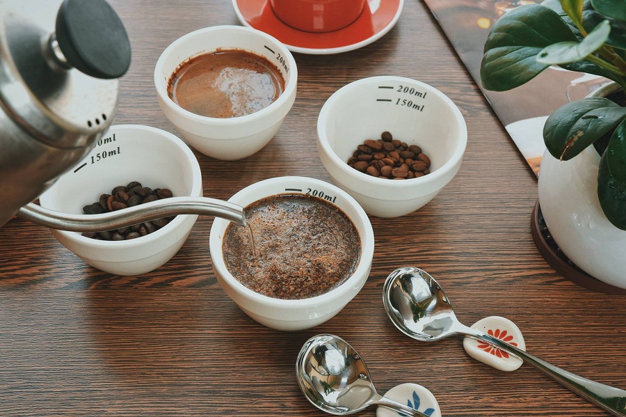 Chén sứ cupping cà phê L-Beans