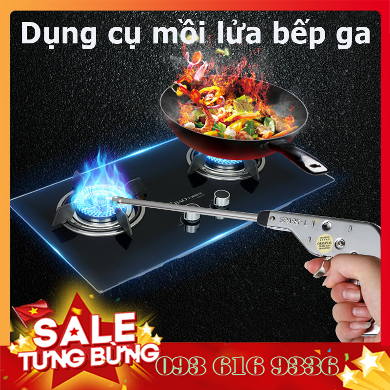 Mồi bếp ga - Máy đánh lửa mồi bếp ga bếp cồn - Dụng cụ đánh lửa mồi bếp ga