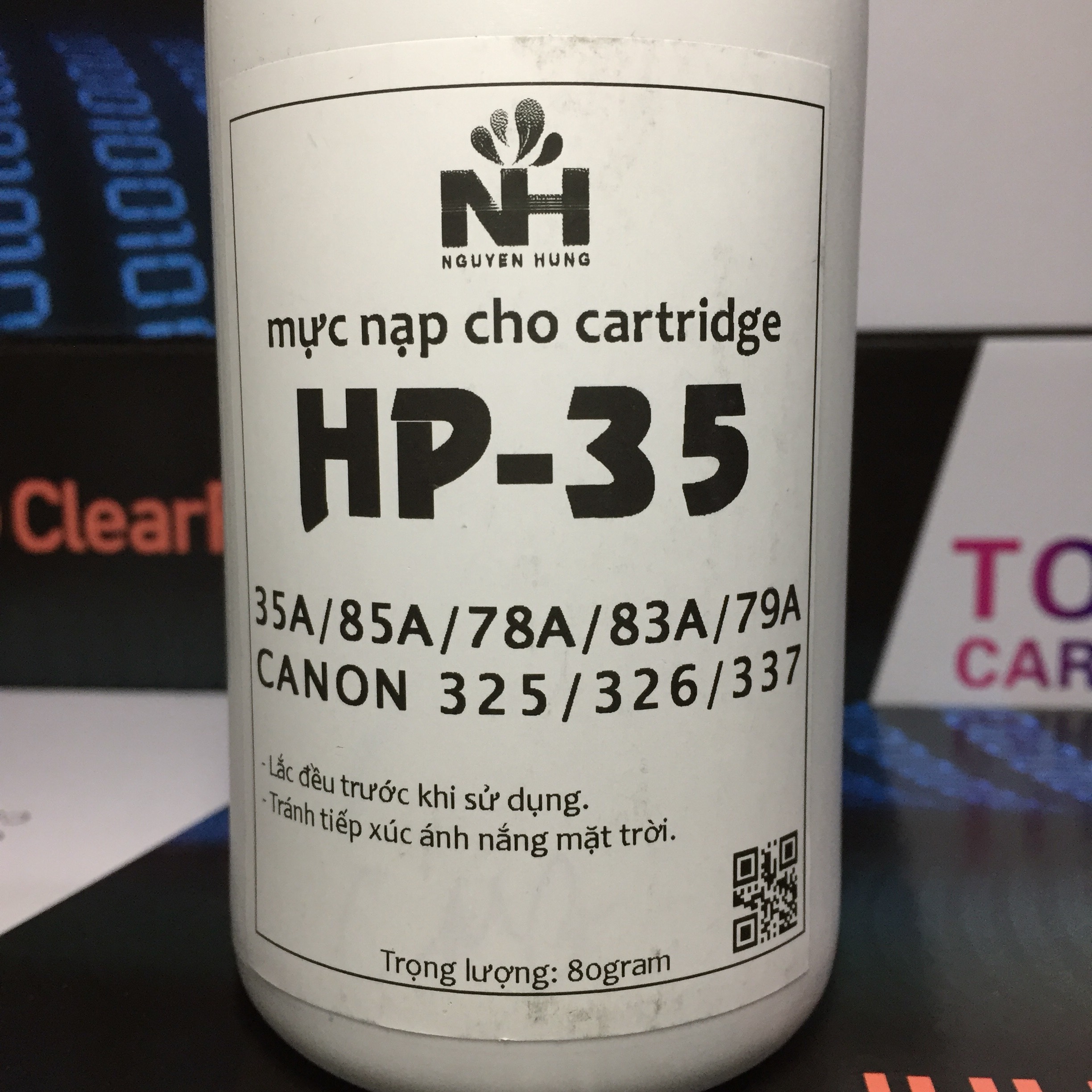 Mực Nạp HP 35A (HP 1005/1006/ 1002/1002w/1132/1212nf...hộp mực nhỏ)