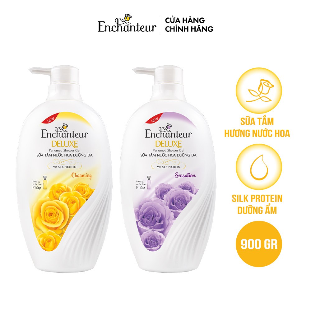 Sữa Tắm Enchanteur 900g các loại