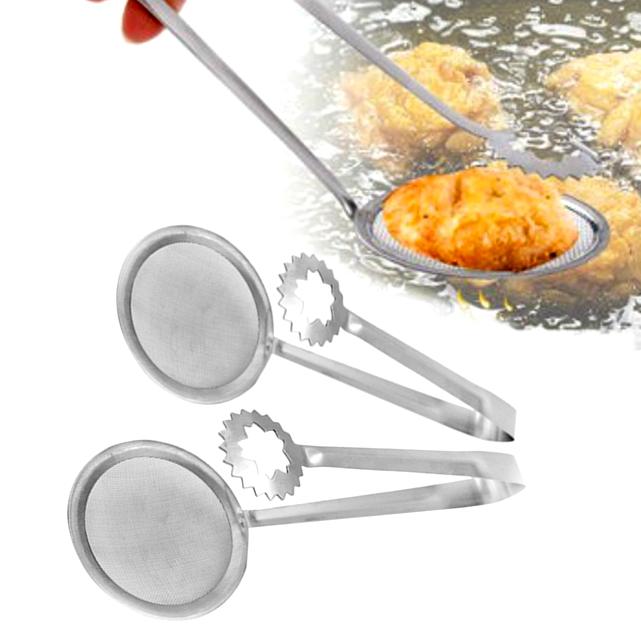 Combo 02 gắp inox dạng lưới gắp thực phẩm chiên tiện ích