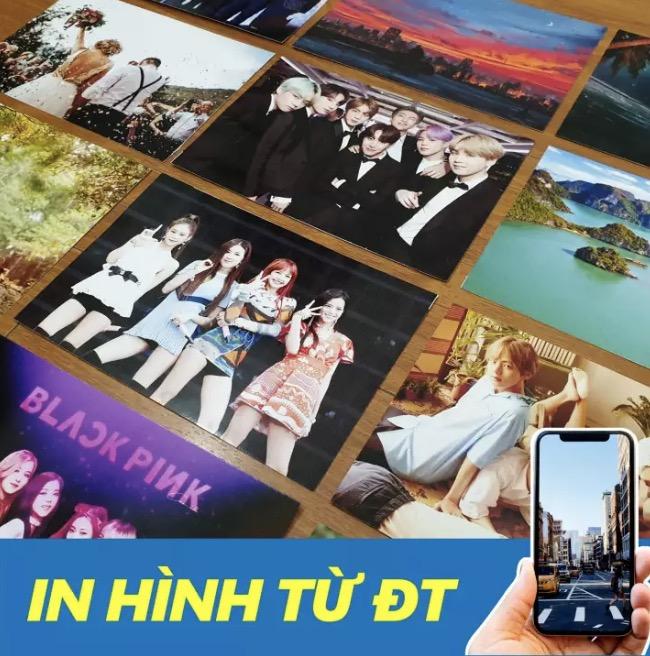 [HCM][Combo 10 Ảnh] In hình rửa ảnh gia đình người yêu idol 13x18cm