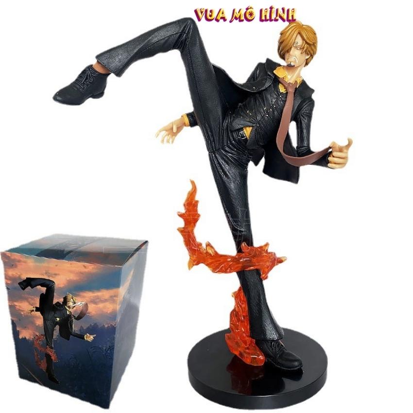 Mô hình One Piece - Figure Sanji trạng thái chiến đấu cao 20cm full BOX có LED