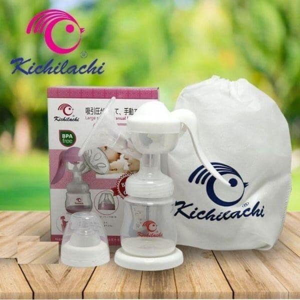Máy hút sữa, máy hút sữa bằng tay, vắt sữa cầm tay Kichillachi chính hãng tặng 6 túi trữ sữa