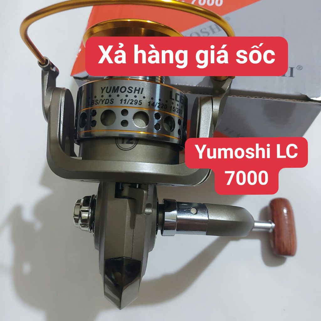 Máy câu cá yomoshi.máy câu LC7000 .máy câu cá yomoshi LC-7000 - Cam kết bảo hành đổi trả trong 2 tuần đầu