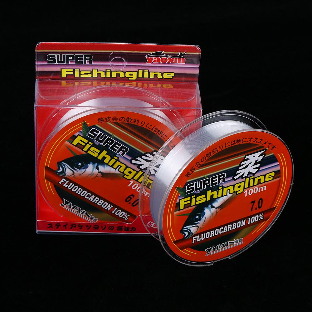 Blacksmith 100m 100% fluorocarbon dây câu cá dây thừng chắc chắn bền chặt dây côn monofilament nylon pa dây câu cá