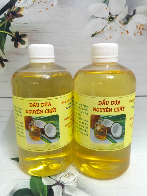 Dầu Dừa Nguyên Chất Handmade 500ml