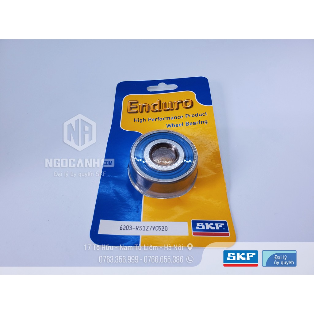 Bạc đạn xe máy skf enduro 6203-rs1z/vc520