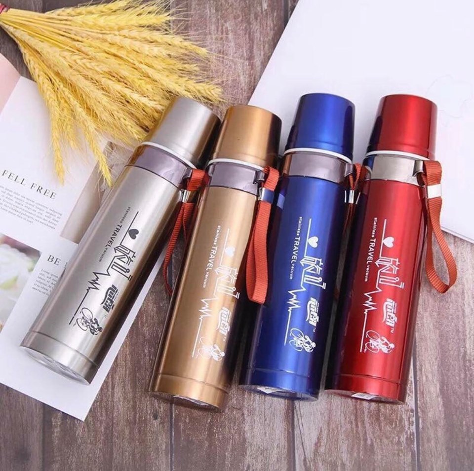 [HCM]Bình giữ nhiệt inox cao cấp 800ml KN-BN045 Vacuum Flask Thermoflask Stainless Steel – 800 ml giữ nhiệt hơn 8h