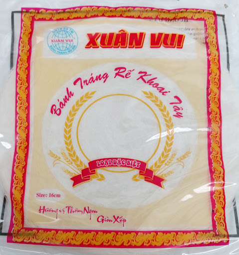 Bánh Tráng Rế quấn chả giò xốp giòn thơm ngon Xuân Vui gói 80g Bách Hóa Phuong Dung 24h