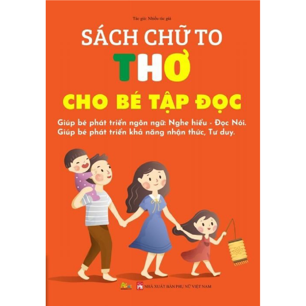 Sách chữ to - thơ cho bé tập đọc