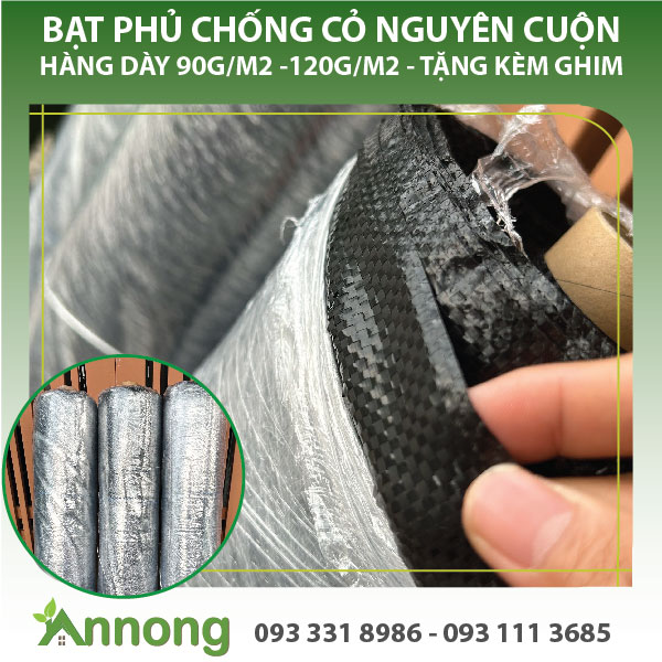 Cuộn bạt phủ chống cỏ khổ 1m -> 4m