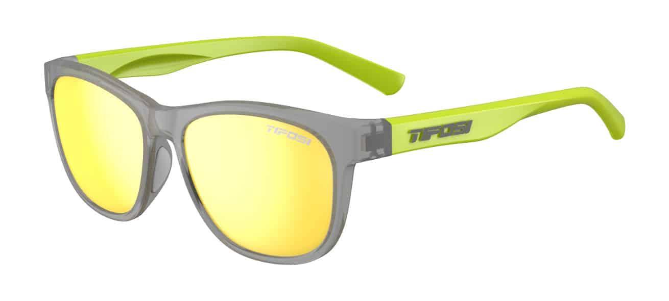 Kính mát thể thao Tifosi Swank - Gọng Vapor / Neon, Tròng Smoke Yellow