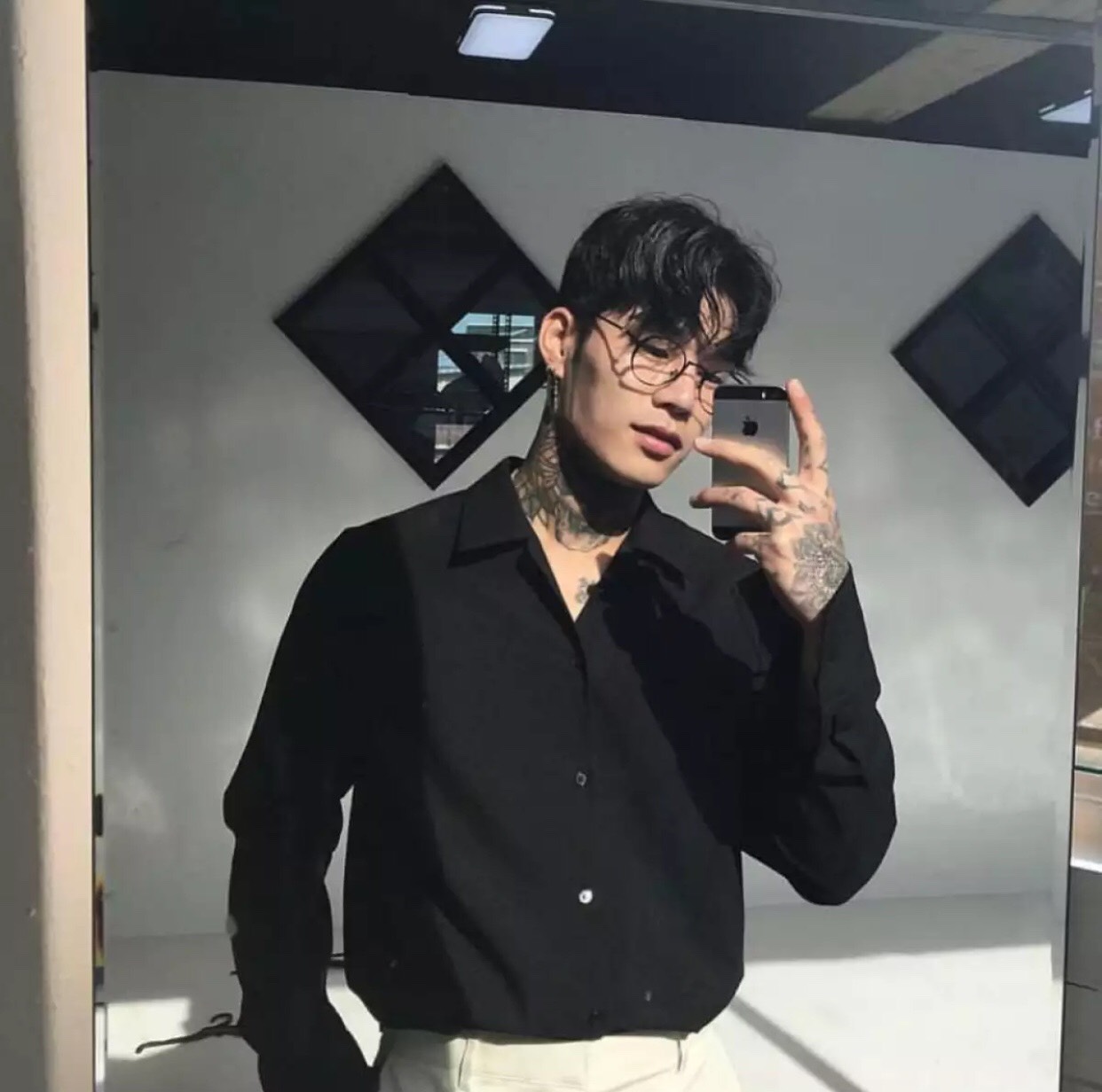 Áo sơ mi dài tay from rộng phong cách trẻ trung năng động giành cho giới trẻ