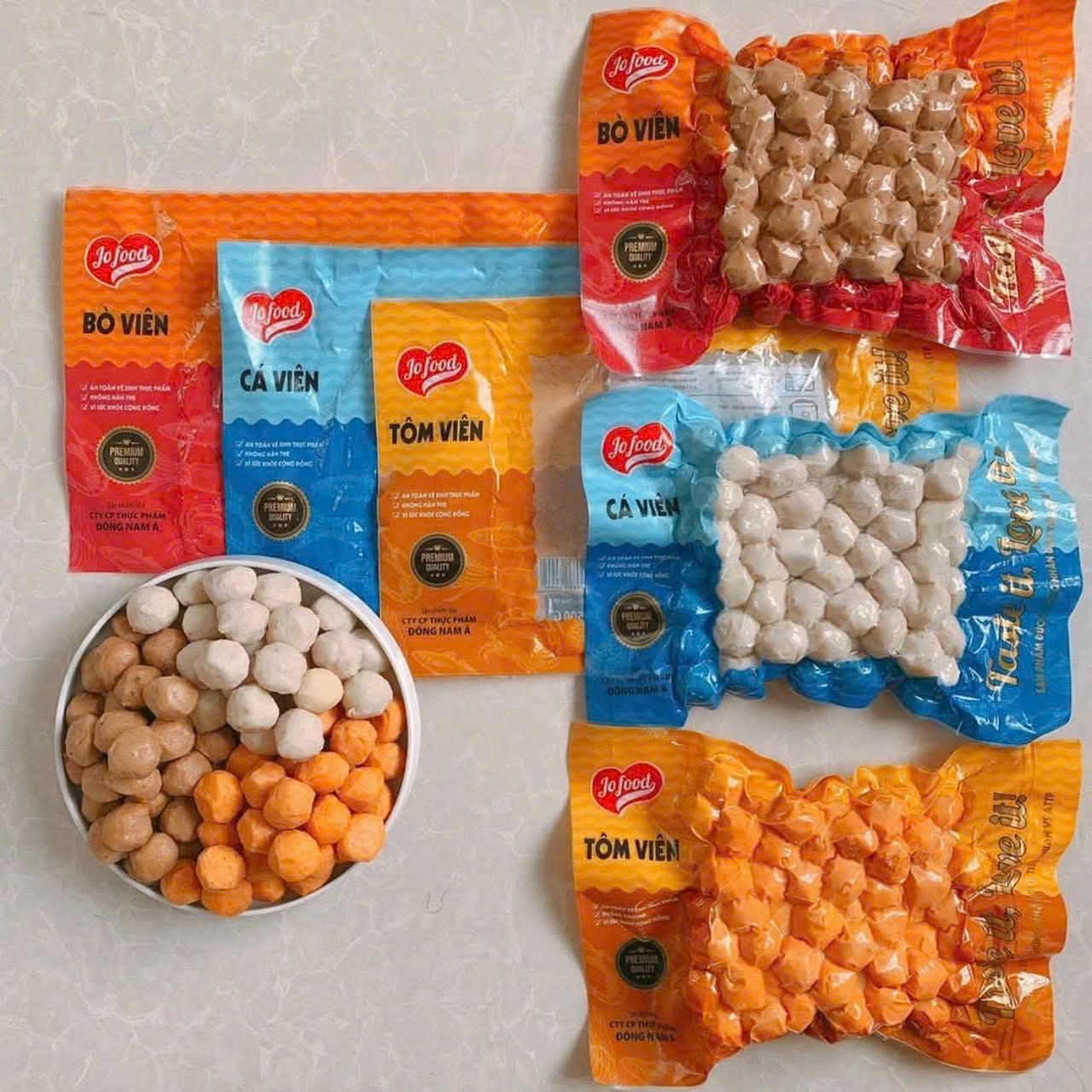 Cá Viên Jofood 500G, Cá Viên Thả Lẩu, Cá Viên Chiên Đều Ngon Tuyệt Vời Khó Cưỡng (Ship Hỏa Tốc 2H HCM)