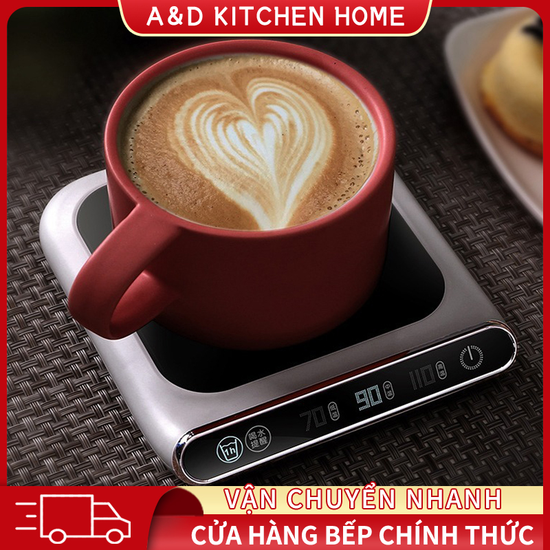 Đế hâm nóng đồ uống thông minh đế làm nóng và giữ nhiệt, chế độ hẹn giờ thông minh,tự động ngắt khi hết đồ uống,hâm nóng đồ uống sữa cafe nhanh chóng
