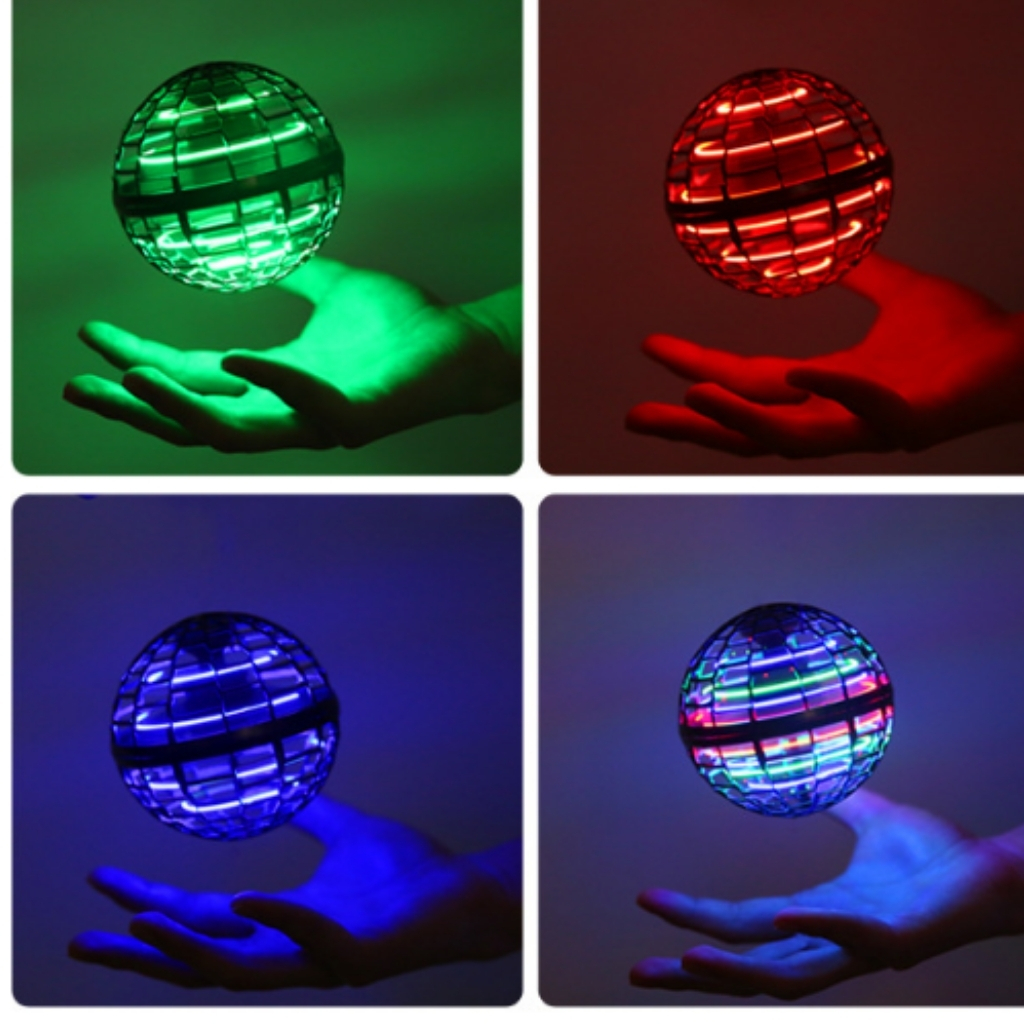 Đồ chơi quả cầu bay ma thuật Boomerang Ball nhấp nháy bay lượn tích điện sạc USB