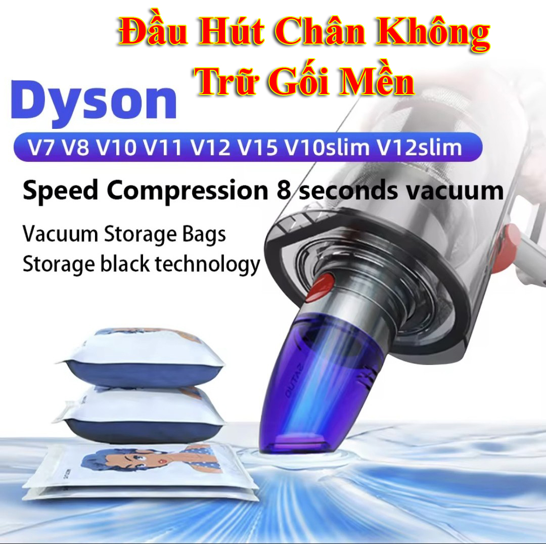Đầu hút chân không Dyson và 6 túi trữ đồ