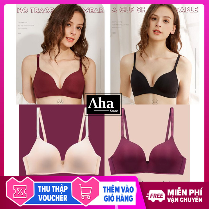 [XẢ KHO] Áo Lót Su Đúc Trơn, Không Gọng Siêu Mỏng Mút mỏng dưới 1 cm Nhẹ Mềm Cứu Tinh Cho Mùa Hè Nóng Bức