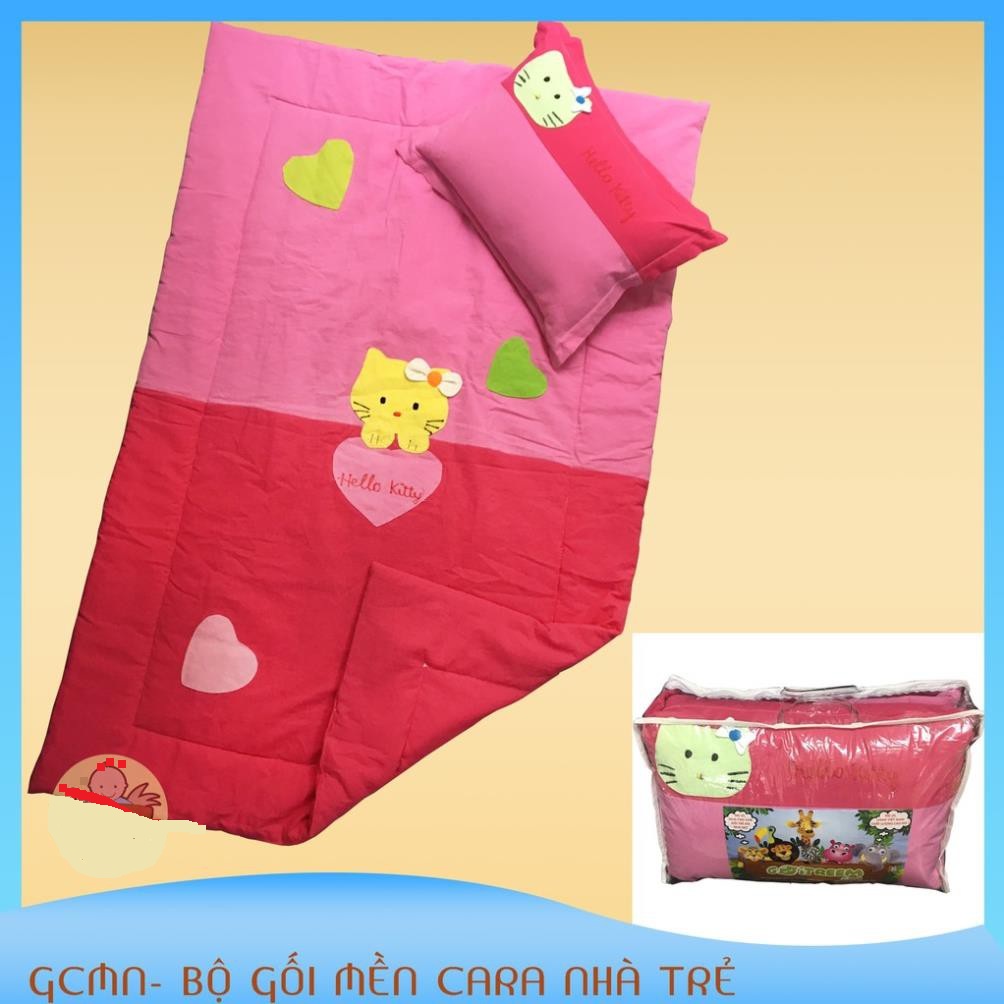[HCM]BỘ CHĂN GỐI NHÀ TRẺ COTTONG XỐP CHO BÉ BL (1 gối nằm 30x45cm 1 mền 75x115cm)