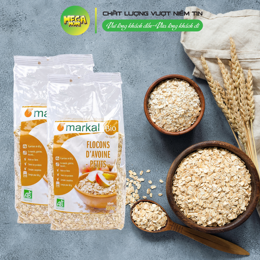 Yến mạch hữu cơ Markal 500g cho bé ăn dặm