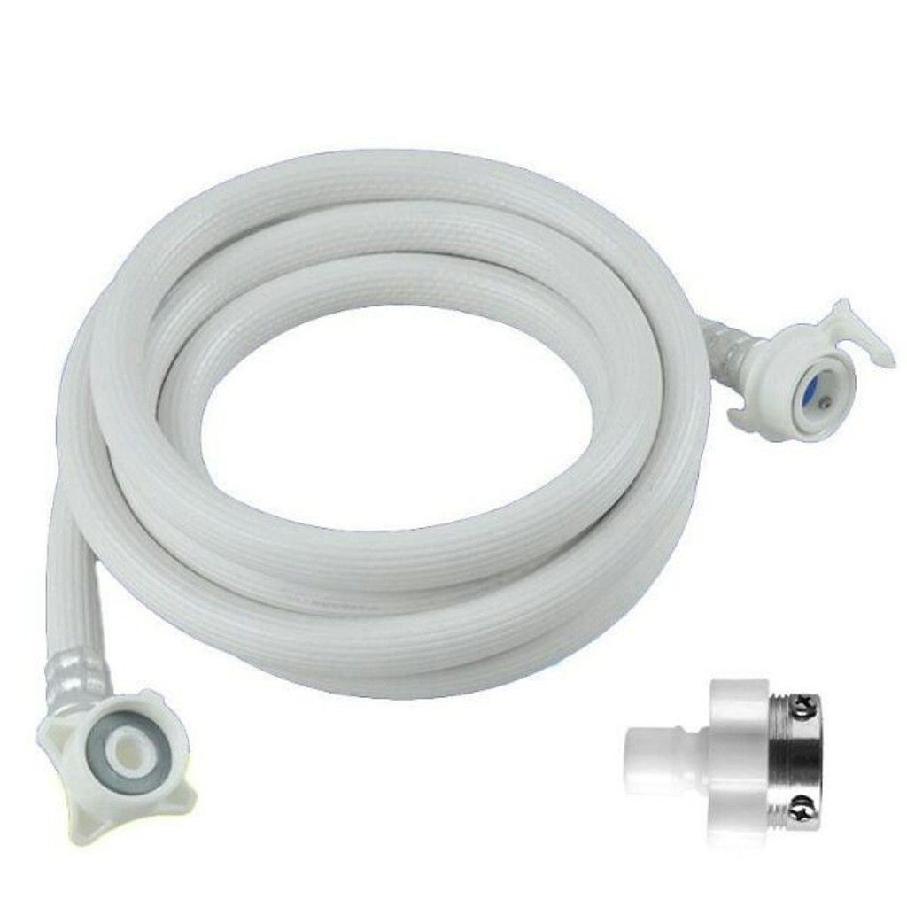 Dây cấp nước máy giặt đa năng washing machina hose loại đầu 4 ốc dài 1m5 3m