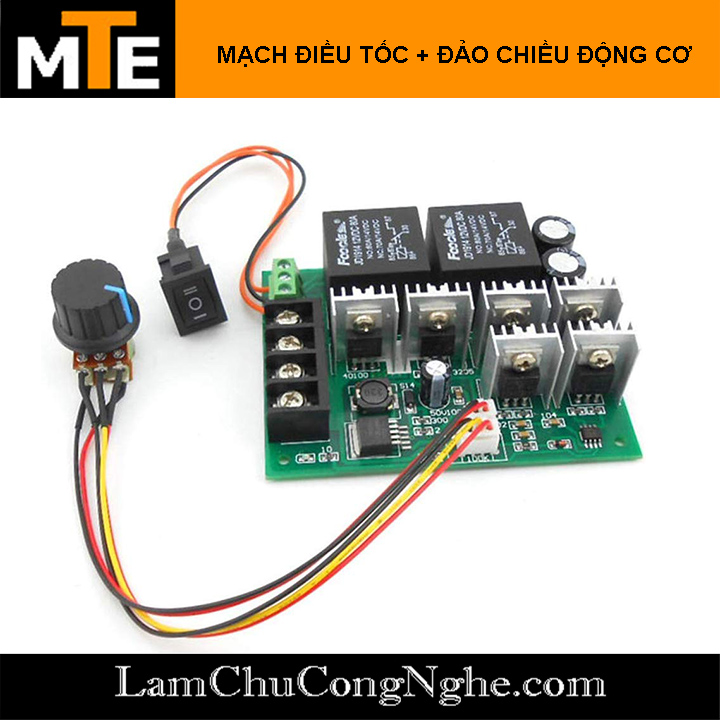 Mạch điều khiển tốc độ và đảo chiều động cơ DC 9-50V 40a