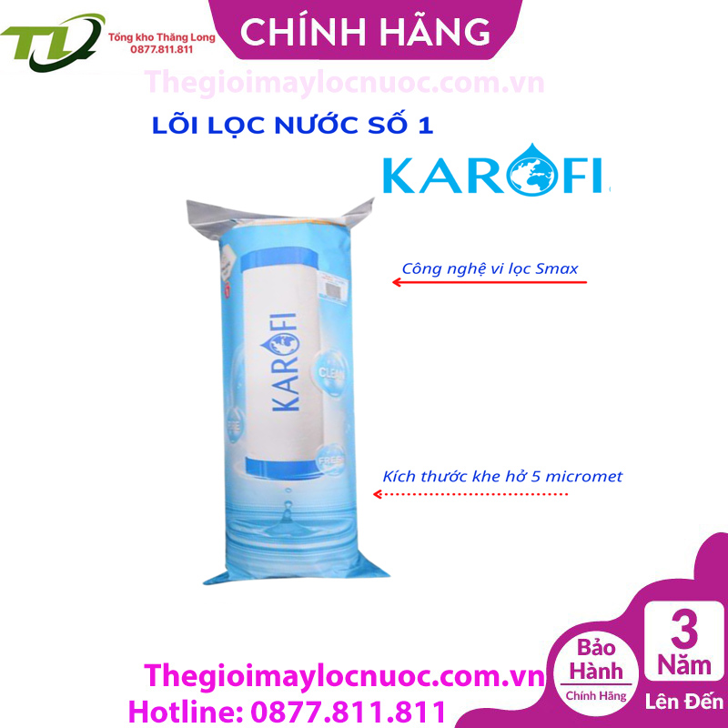 Combo 10 lõi lọc số 1 Karofi