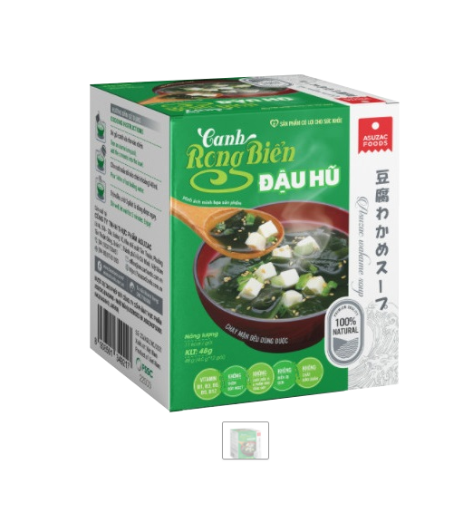 Canh rong biển đậu hũ